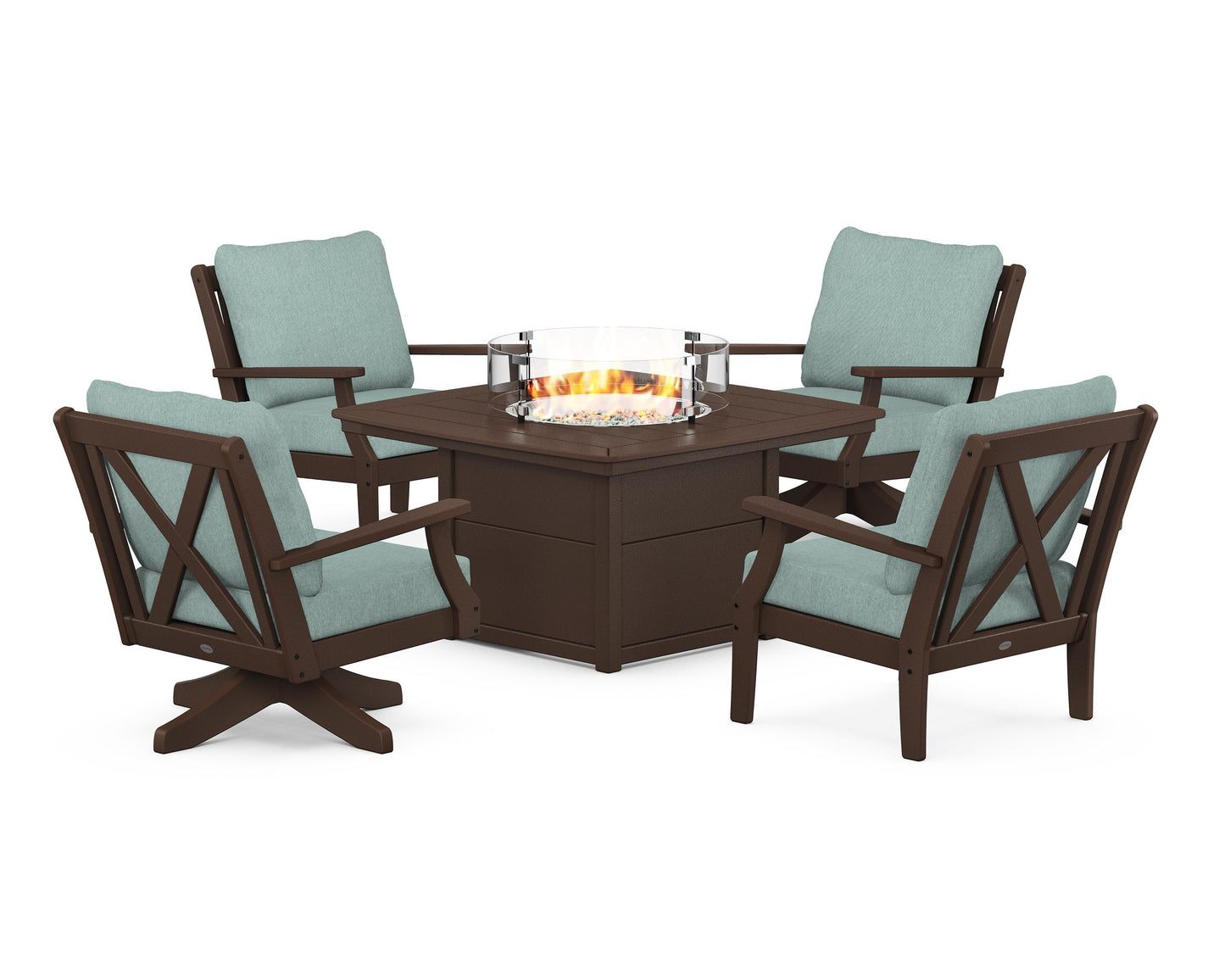 Braxton 5-Piece Deep Seating Set with Fire Table