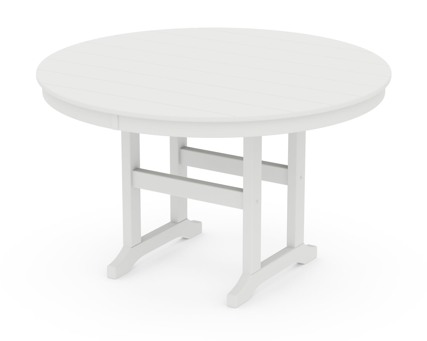 48" Round Farmhouse Dining Table