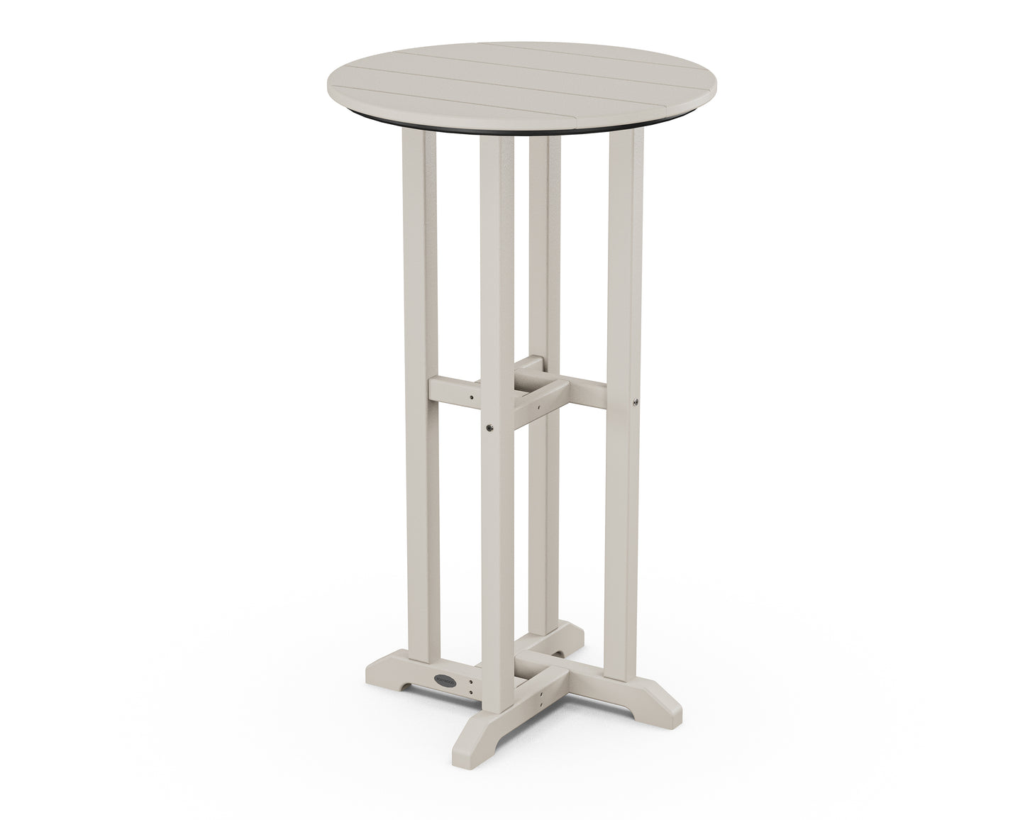 24" Round Farmhouse Bar Bistro Table