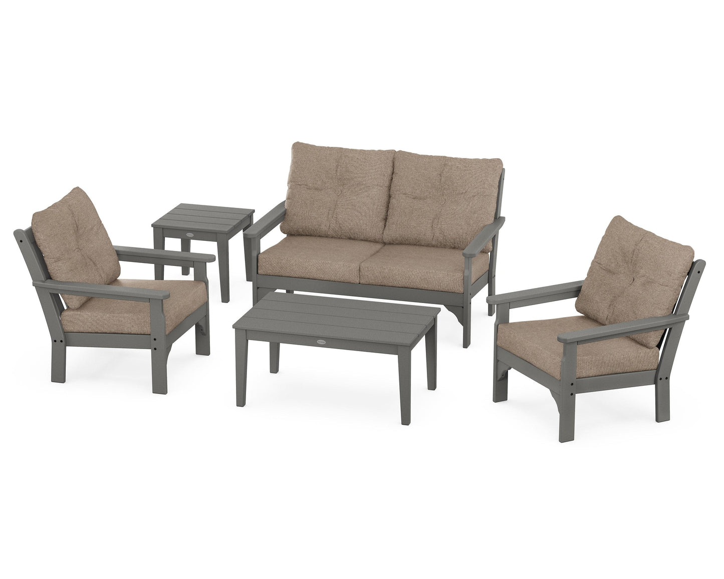 Vineyard 5-Piece Deep Seating Set