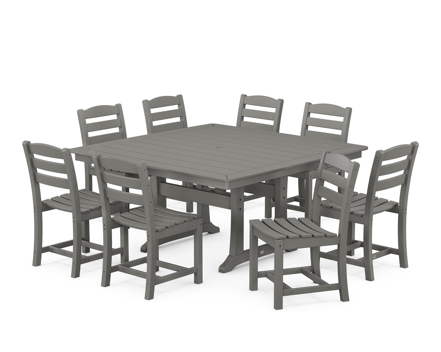 La Casa CafÃ© 9-Piece Nautical Trestle Dining Set