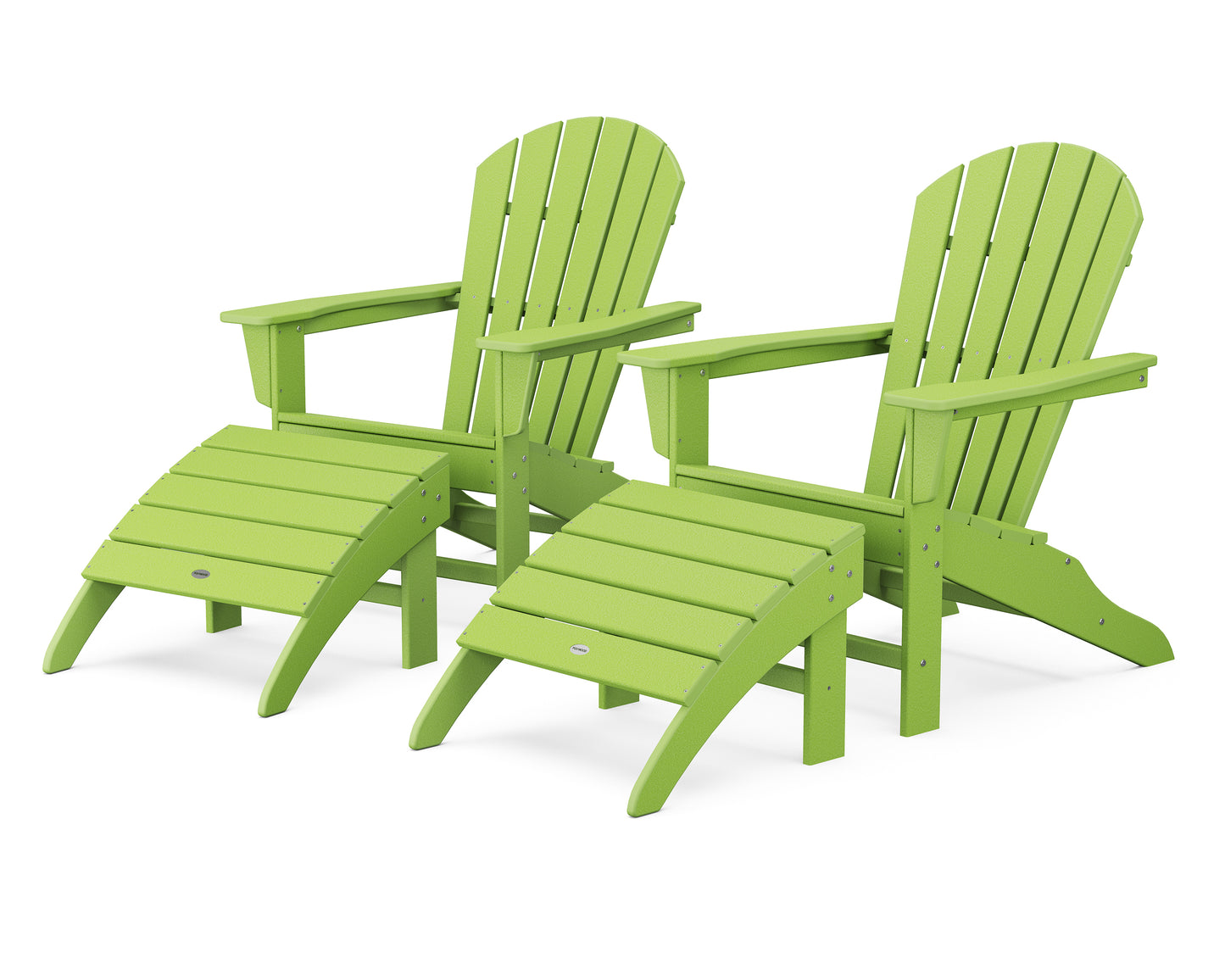 South Beach 4-Piece Adirondack Set