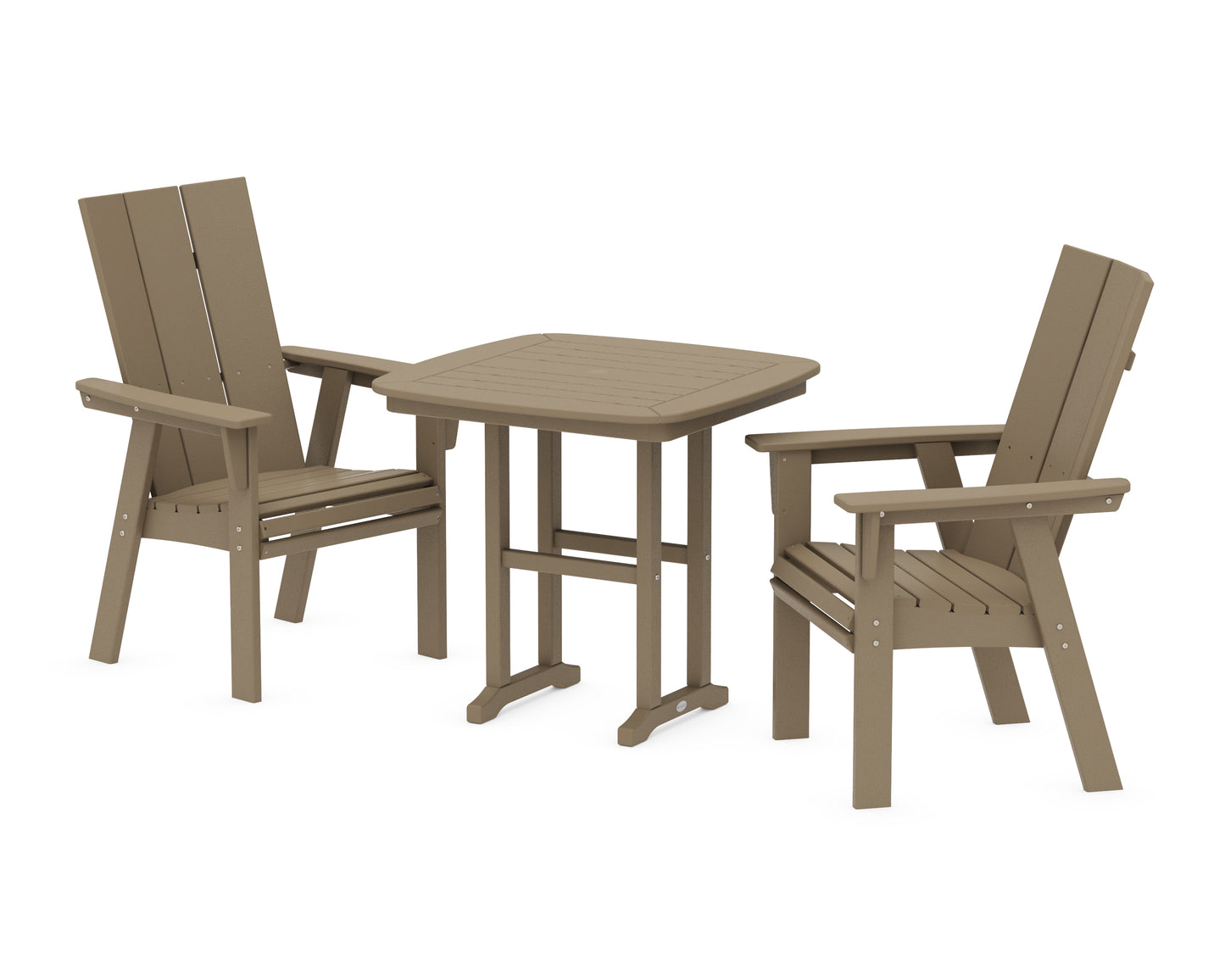 Modern Adirondack 3-Piece Dining Set