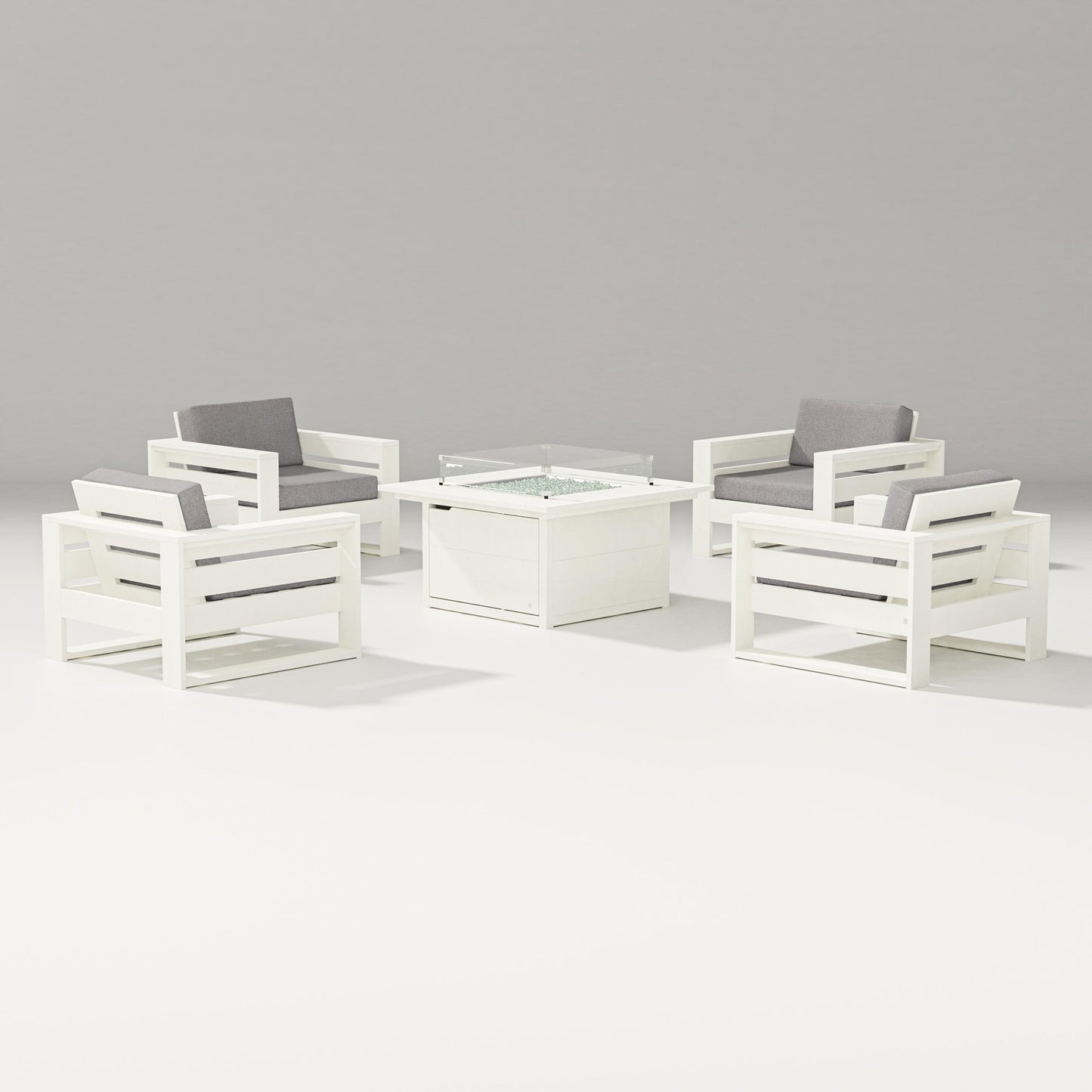 Latitude 5-Piece Lounge Fire Table Set