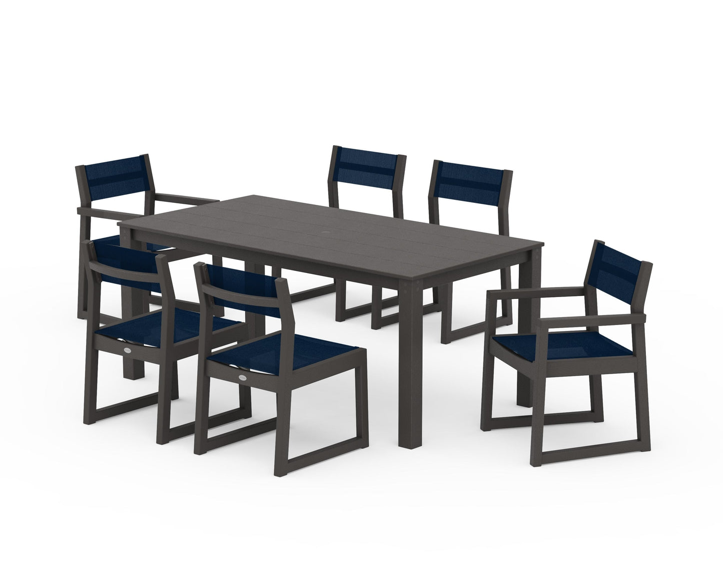 EDGE Sling 7-Piece Parsons Dining Set