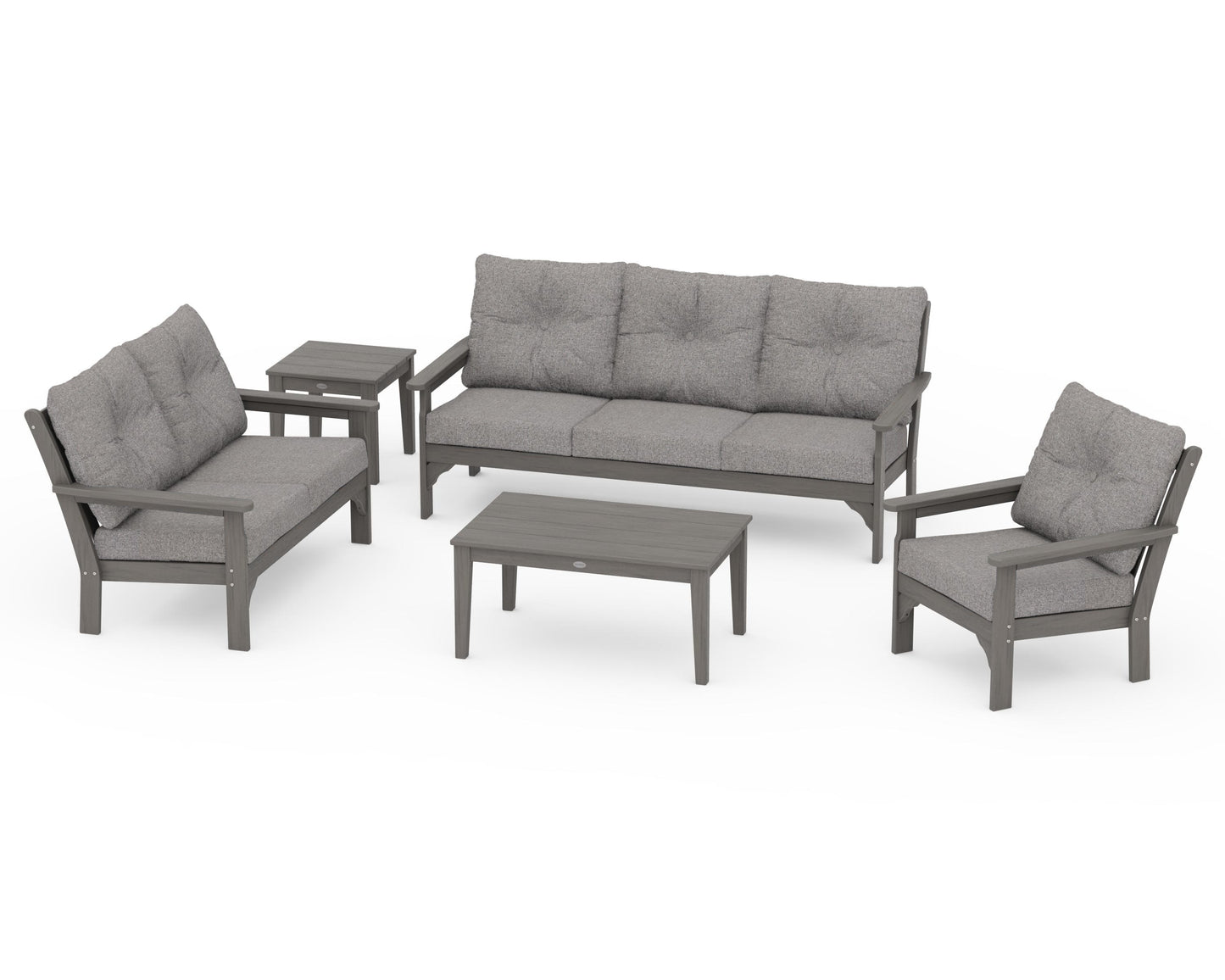 Vineyard 5 Piece Deep Seating Set