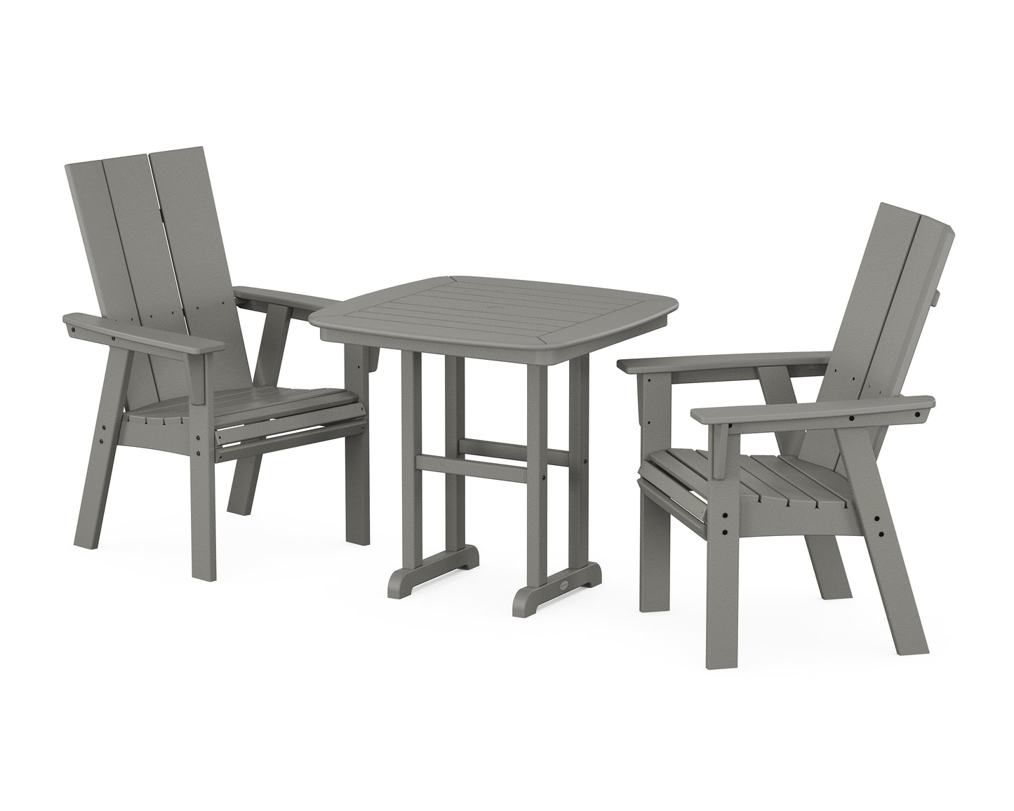 Modern Adirondack 3-Piece Dining Set