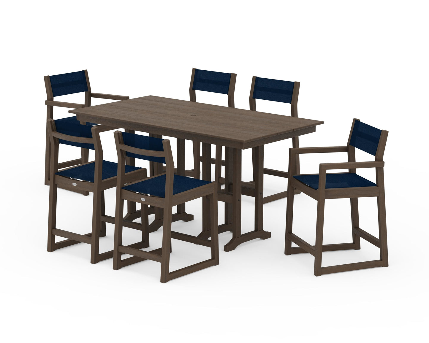 EDGE Sling 7-Piece Farmhouse Counter Set