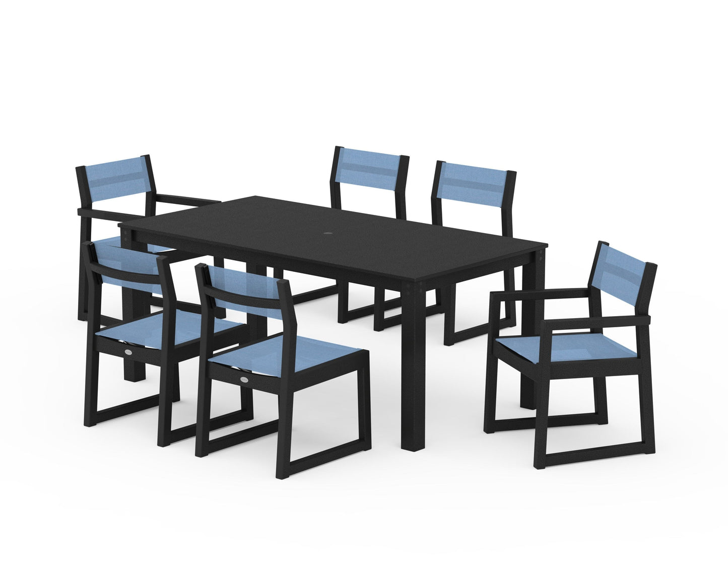 EDGE Sling 7-Piece Parsons Dining Set