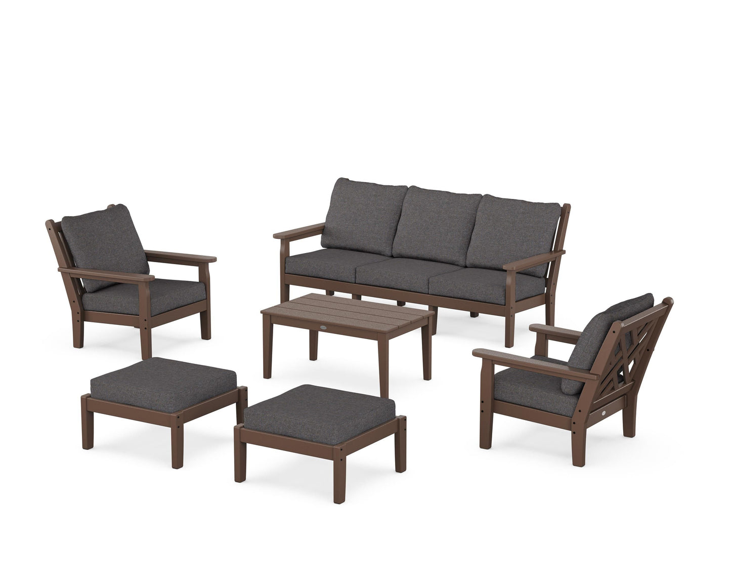 Chippendale 6-Piece Lounge Sofa Set