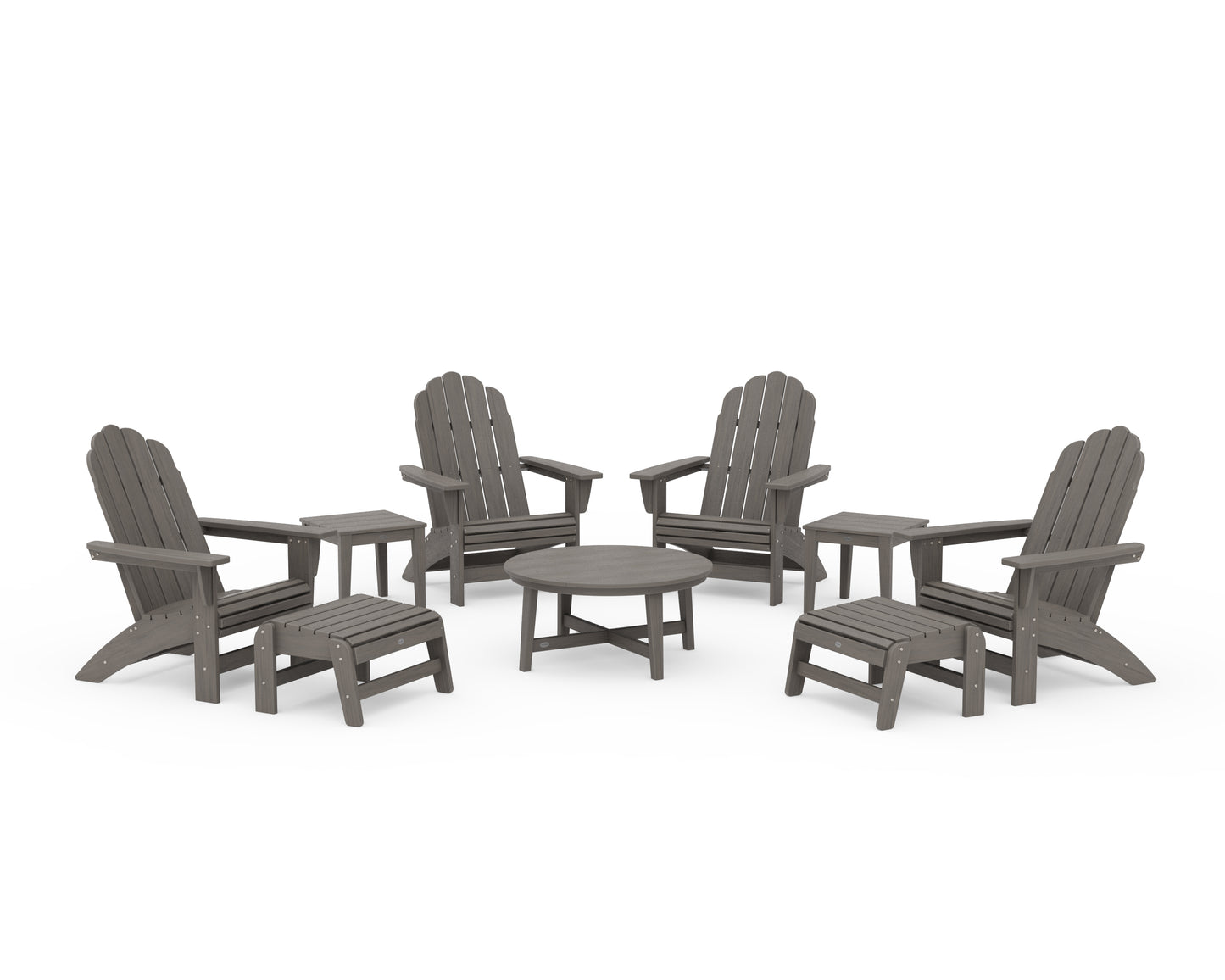 Vineyard Grand Adirondack 9-Piece Conversation Set