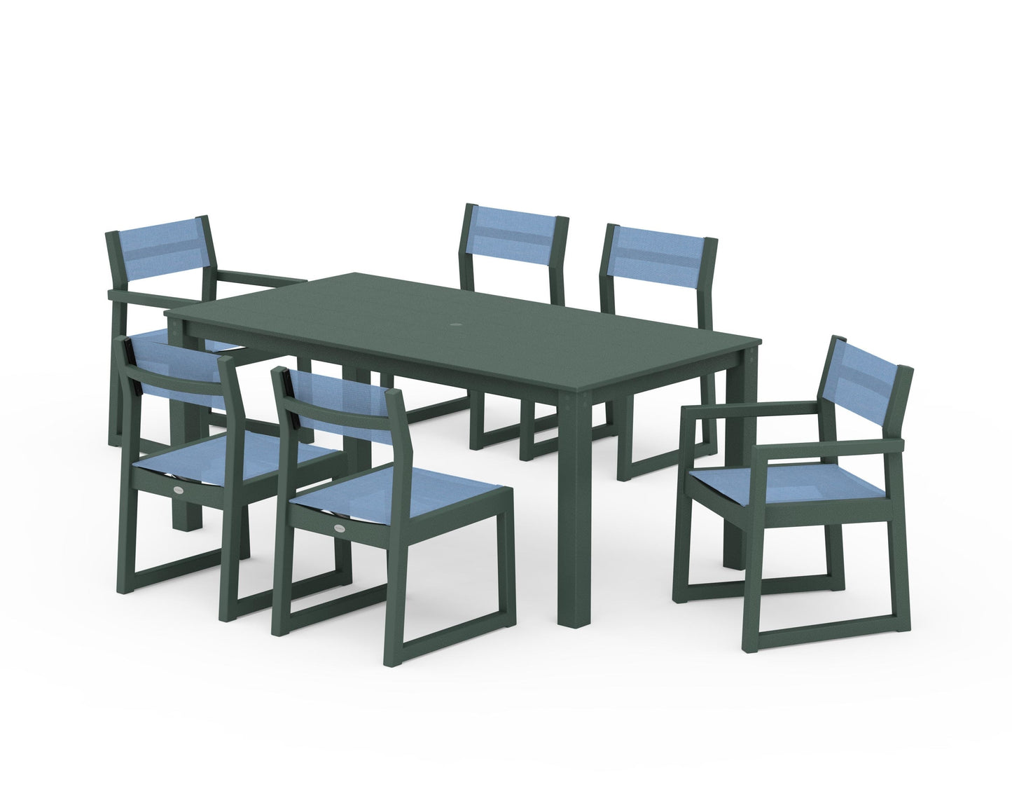 EDGE Sling 7-Piece Parsons Dining Set
