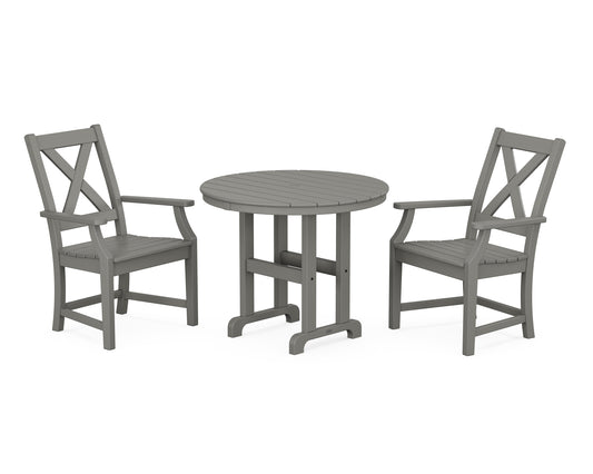 Braxton 3-Piece Round Dining Set