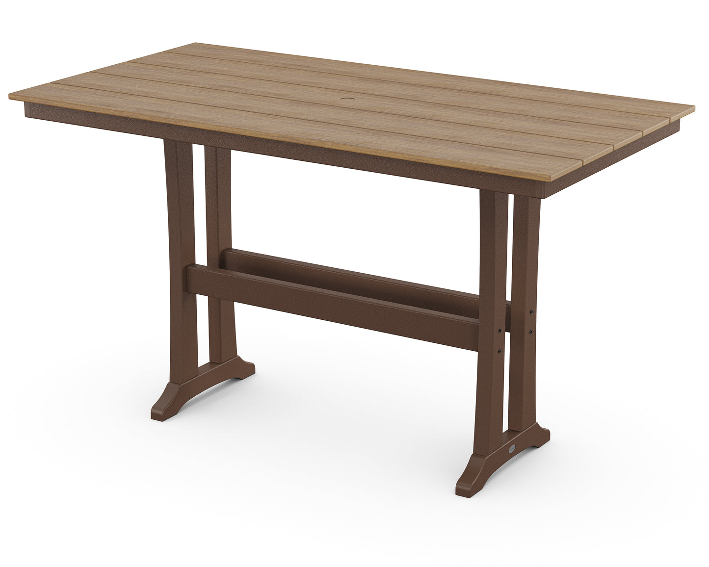 Farmhouse Trestle 37" x 72" Bar Table