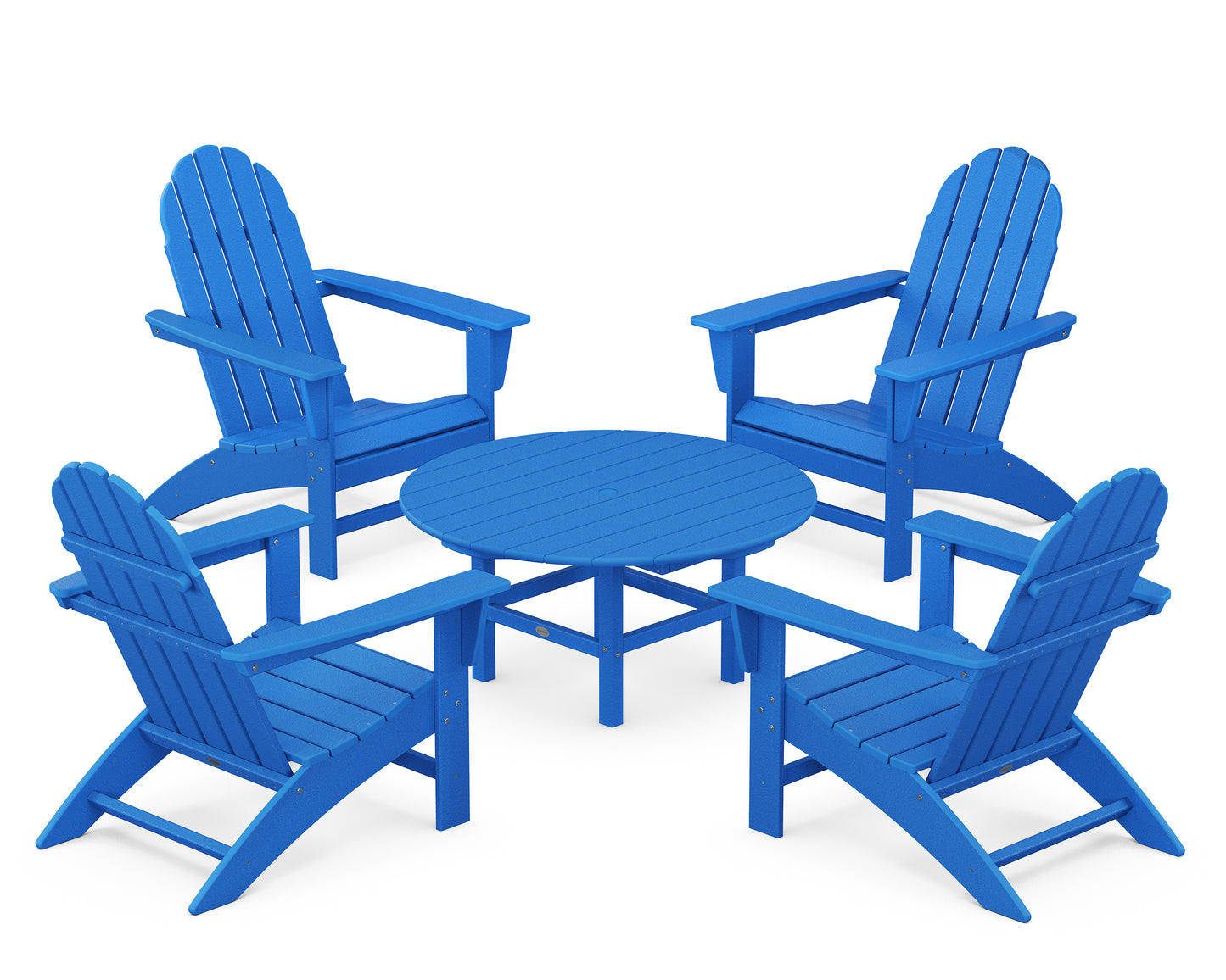 Vineyard 5-Piece Adirondack Chair Conversation Set