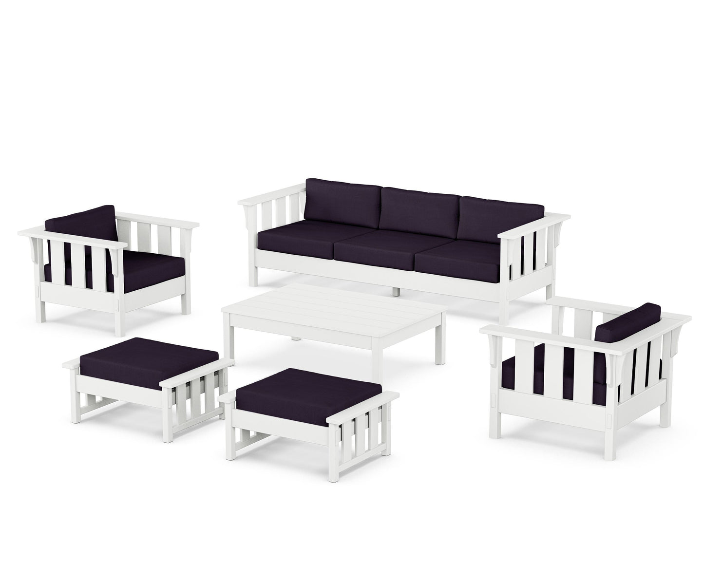 Acadia 6-Piece Lounge Sofa Set