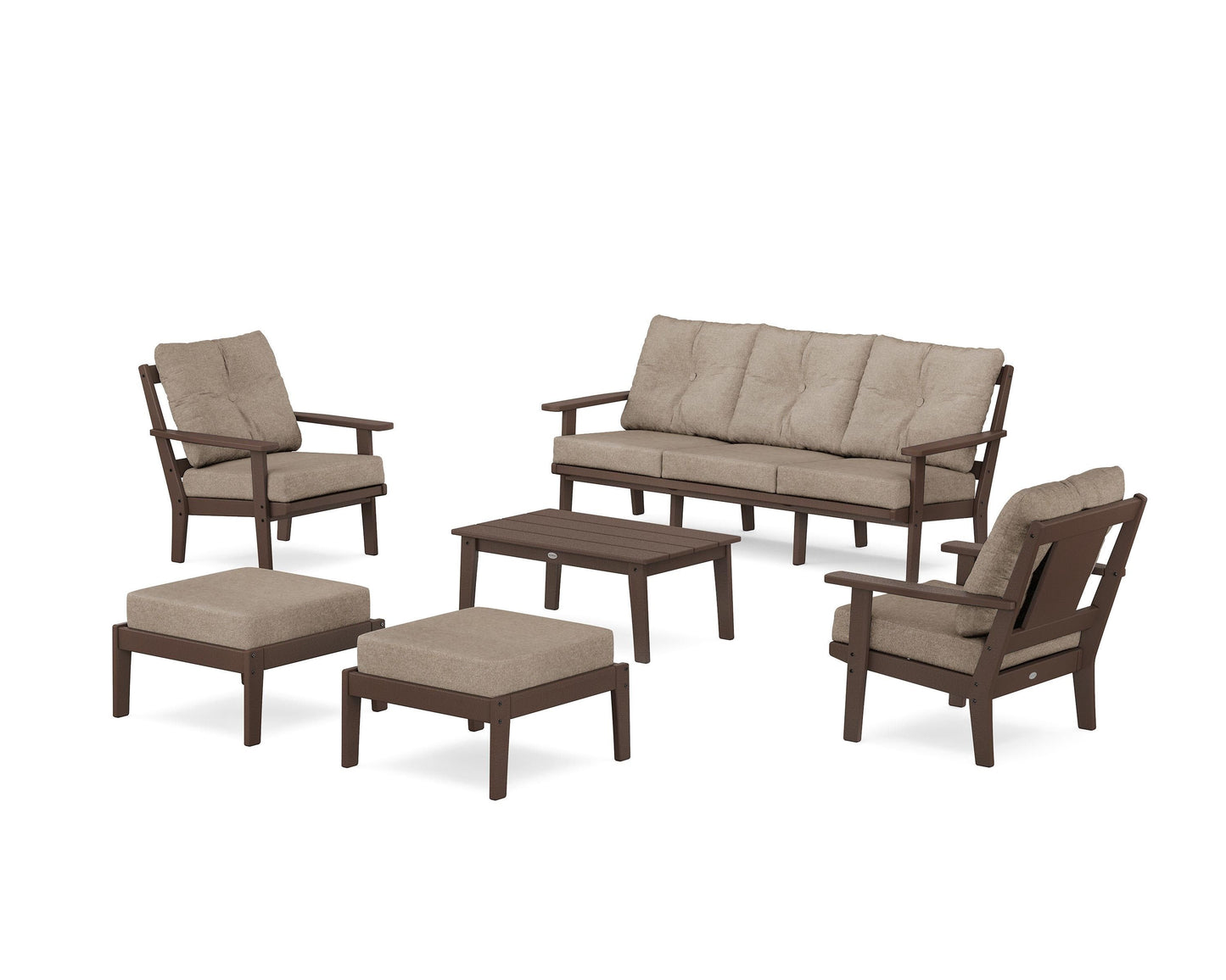 Prairie 6-Piece Lounge Sofa Set