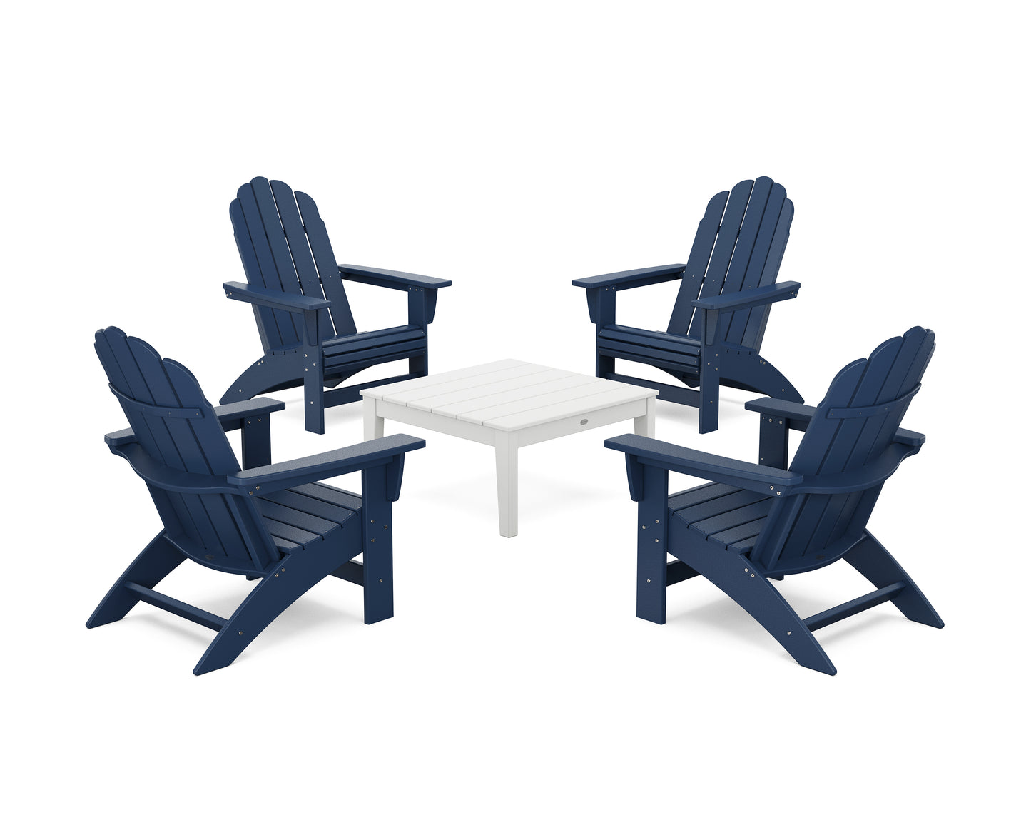 5-Piece Vineyard Grand Adirondack Chair Conversation Group