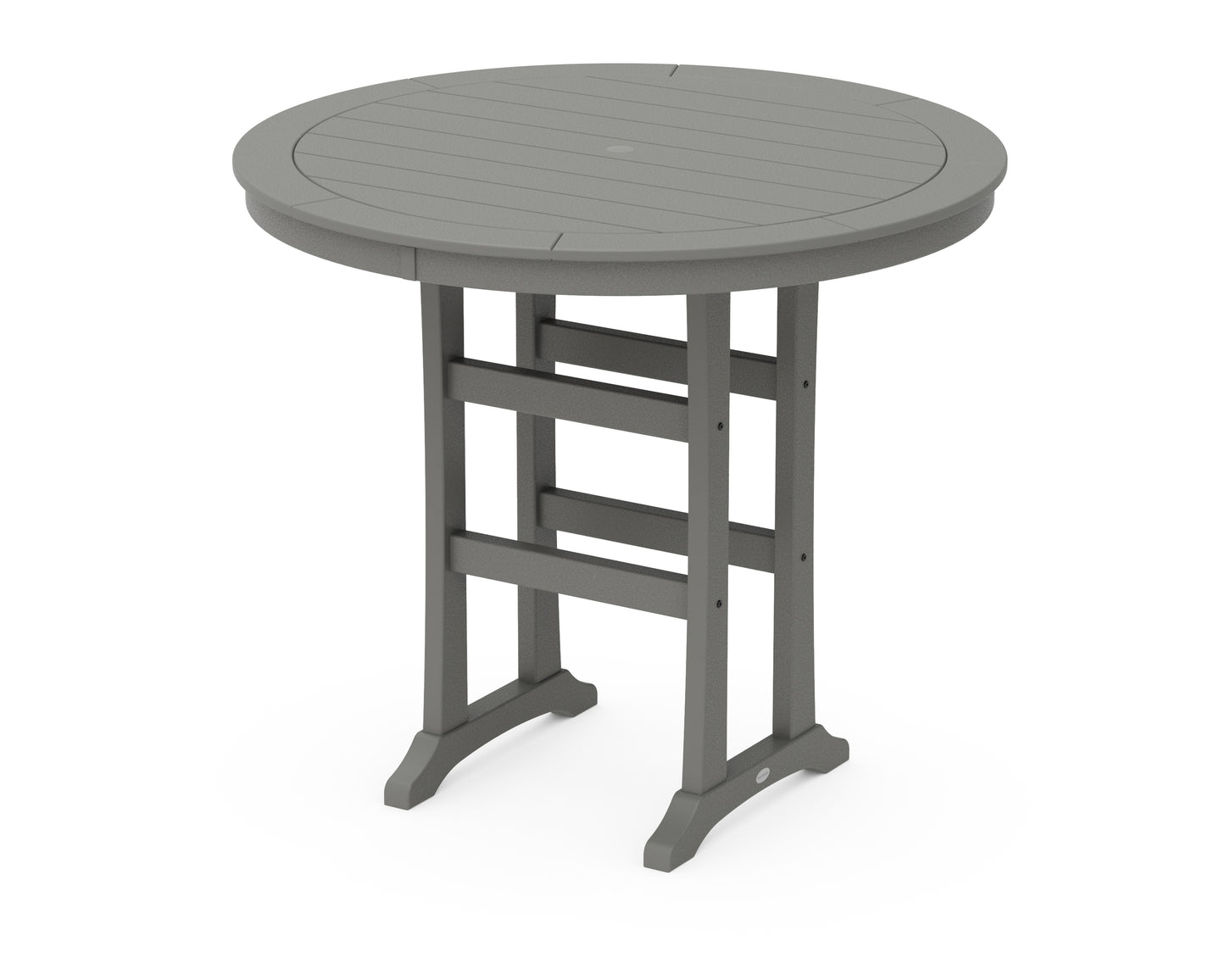 Nautical Trestle 48" Round Bar Table