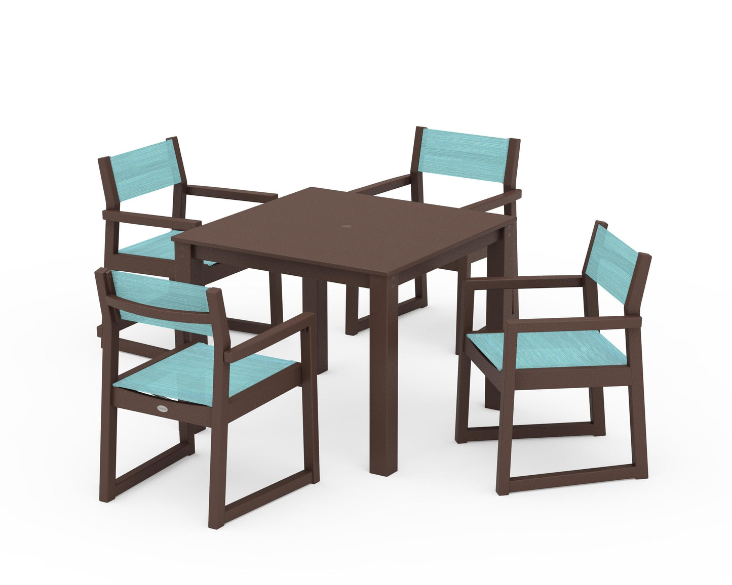 EDGE Sling Arm Chair 5-Piece Parsons Dining Set
