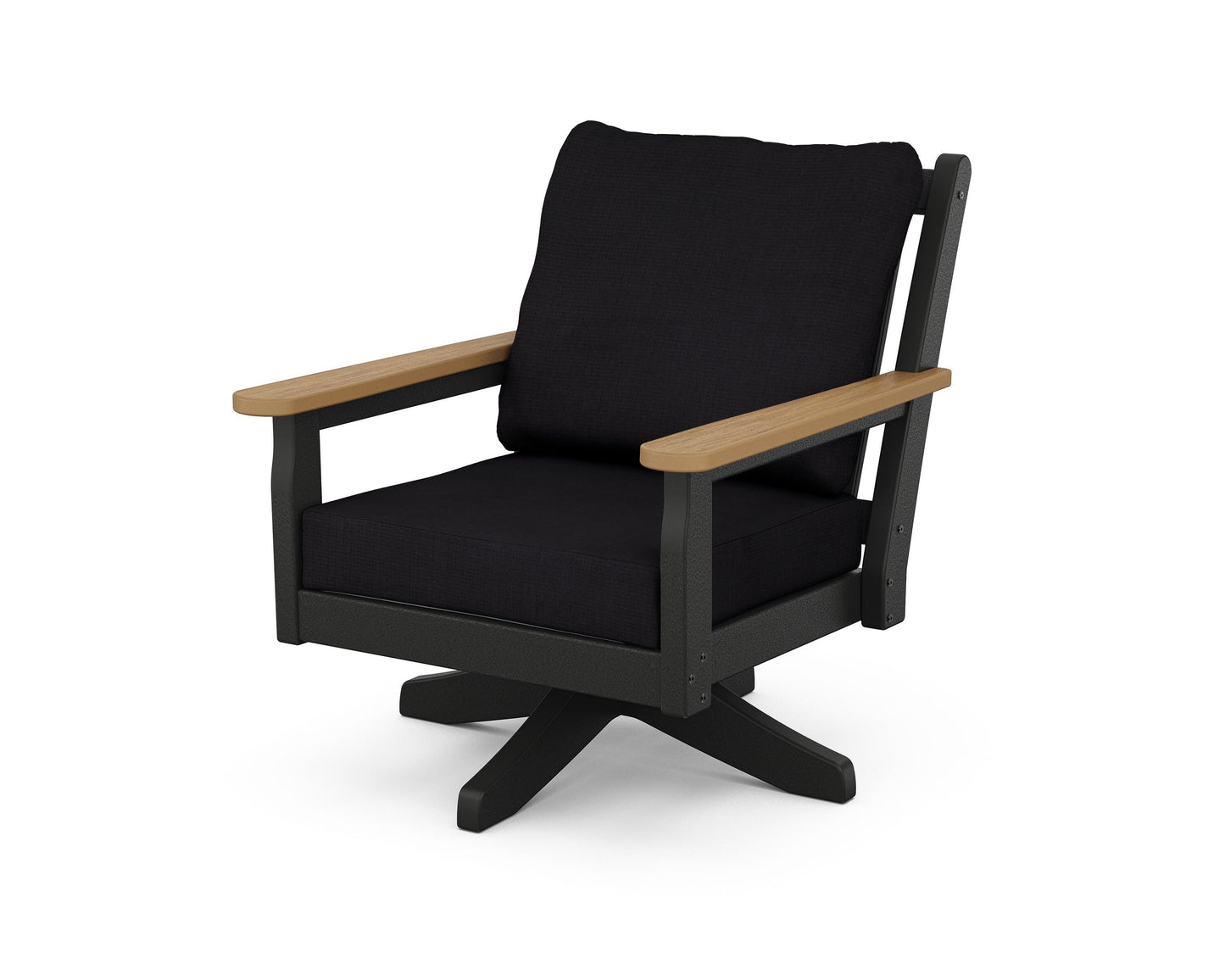 Chippendale Deep Seating Swivel Chair