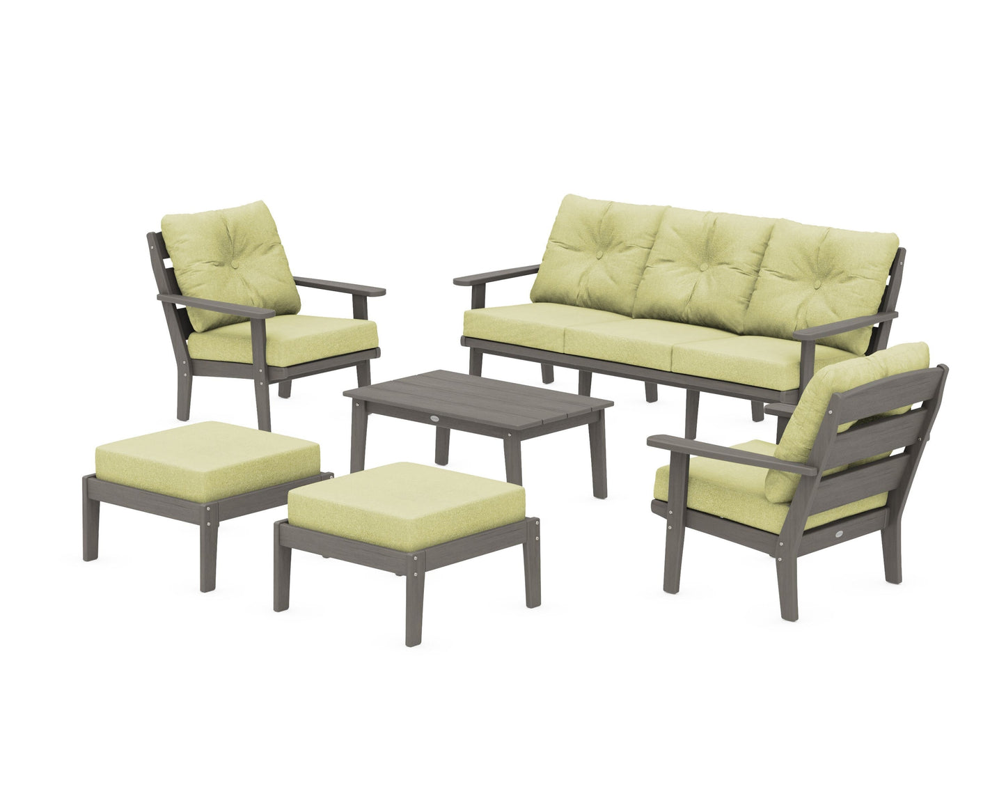 Lakeside 6-Piece Lounge Sofa Set