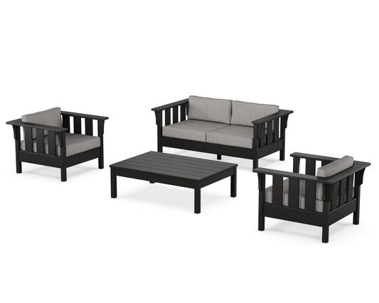Acadia 4-Piece Deep Seating Set with Loveseat