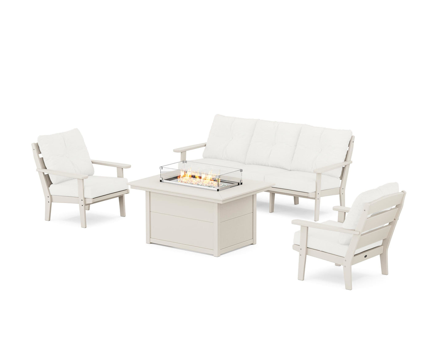 Lakeside Deep Seating Fire Pit Table Set