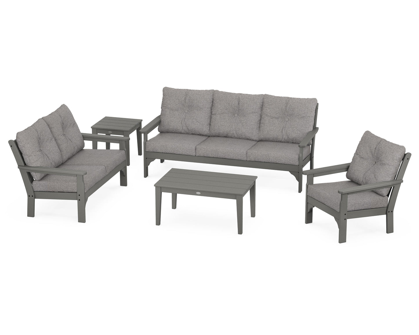 Vineyard 5 Piece Deep Seating Set