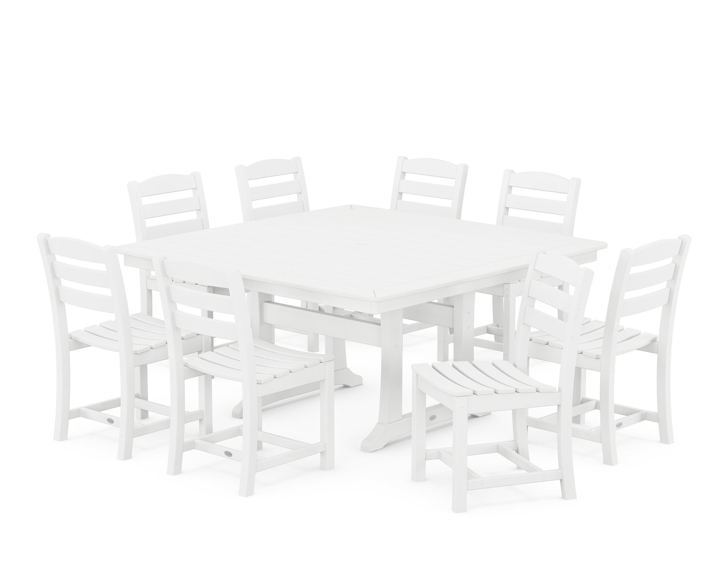 La Casa CafÃ© 9-Piece Nautical Trestle Dining Set