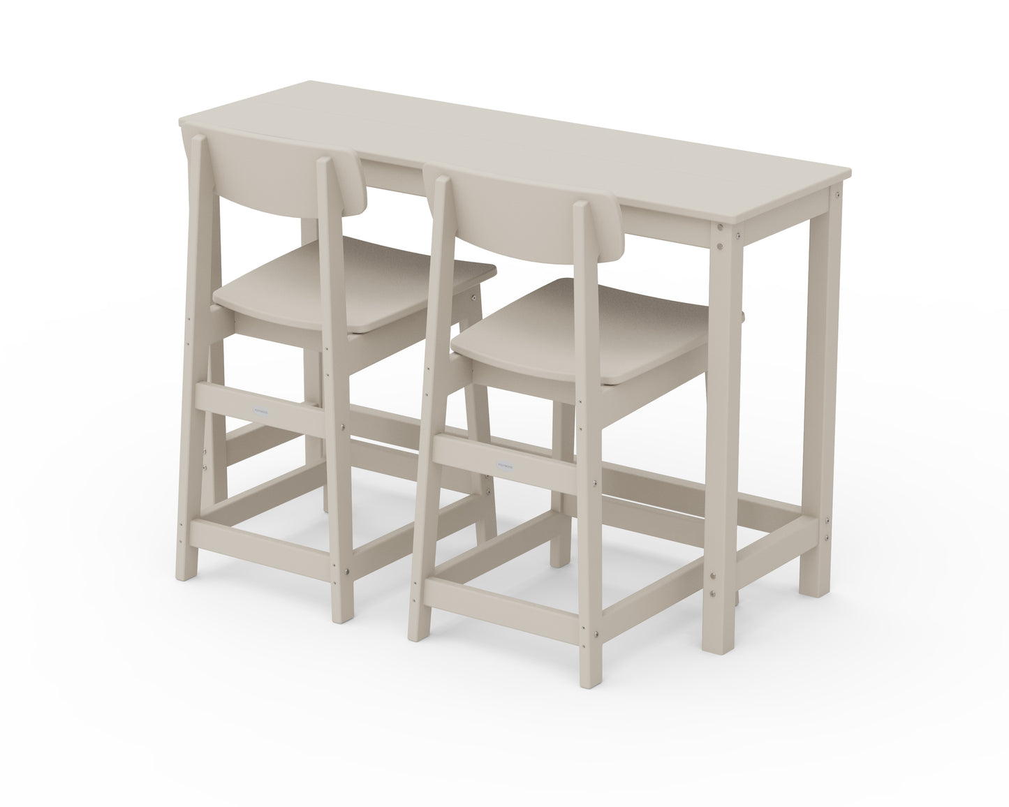 Modern Studio Urban Counter Chair 3-Piece Balcony Set