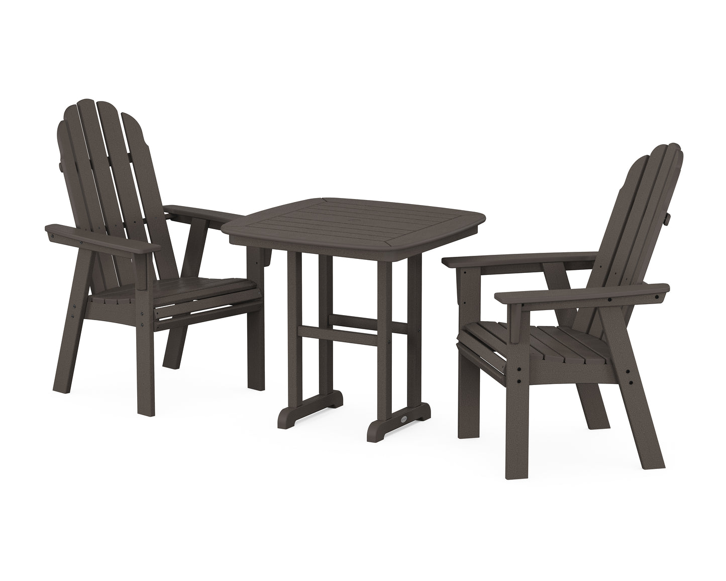 Vineyard Adirondack 3-Piece Dining Set