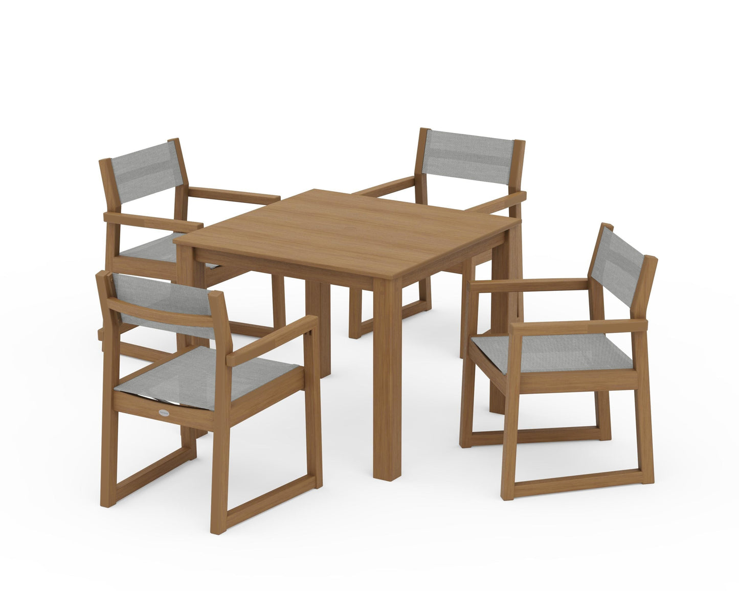 EDGE Sling Arm Chair 5-Piece Parsons Dining Set