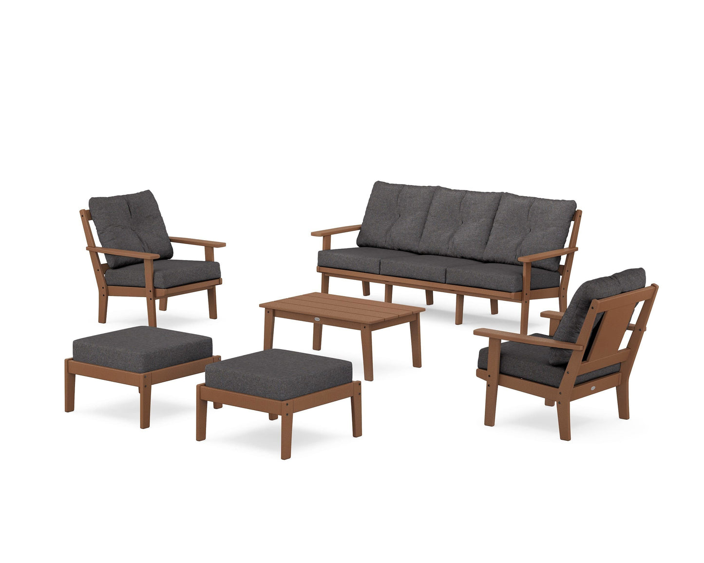 Prairie 6-Piece Lounge Sofa Set