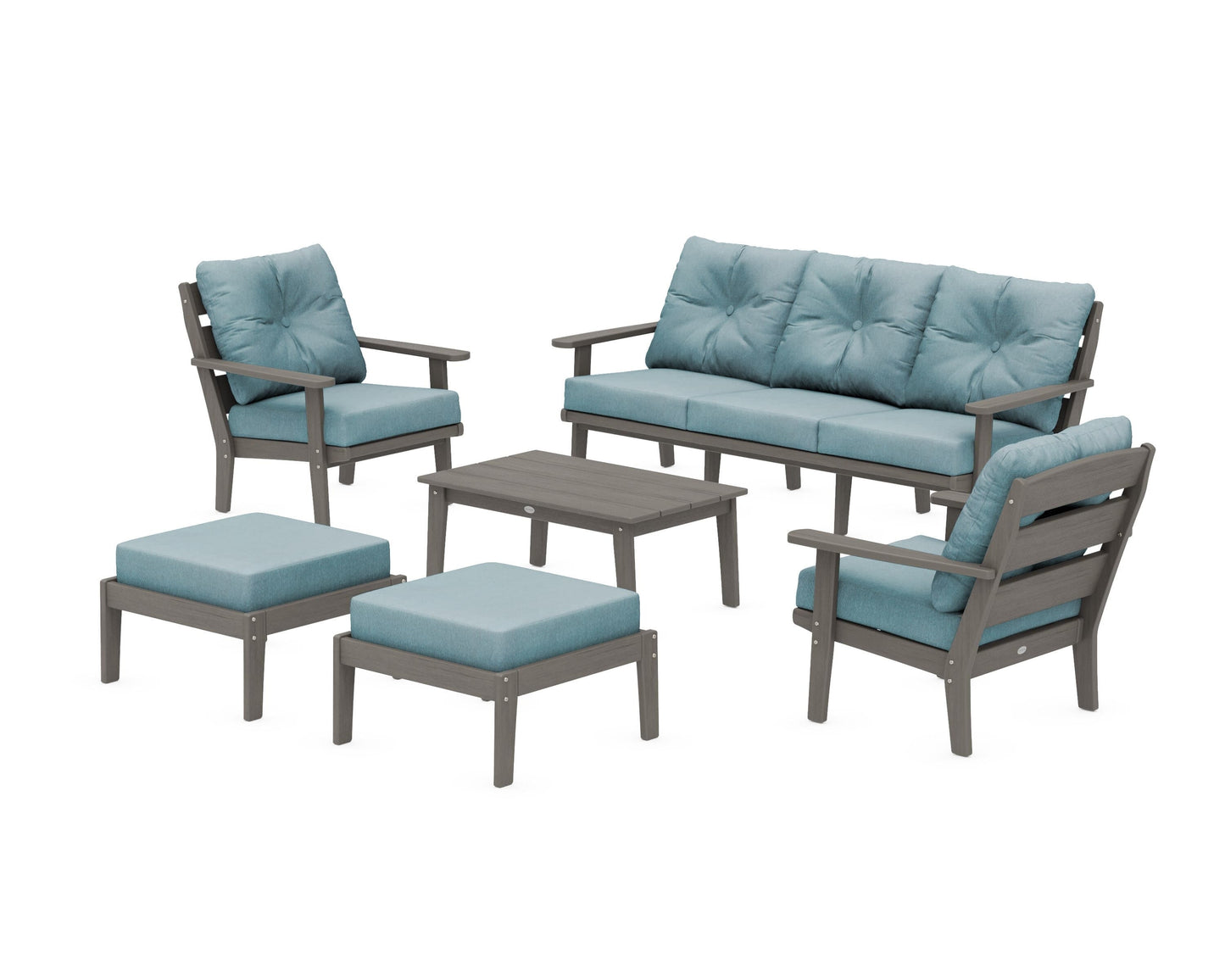 Lakeside 6-Piece Lounge Sofa Set