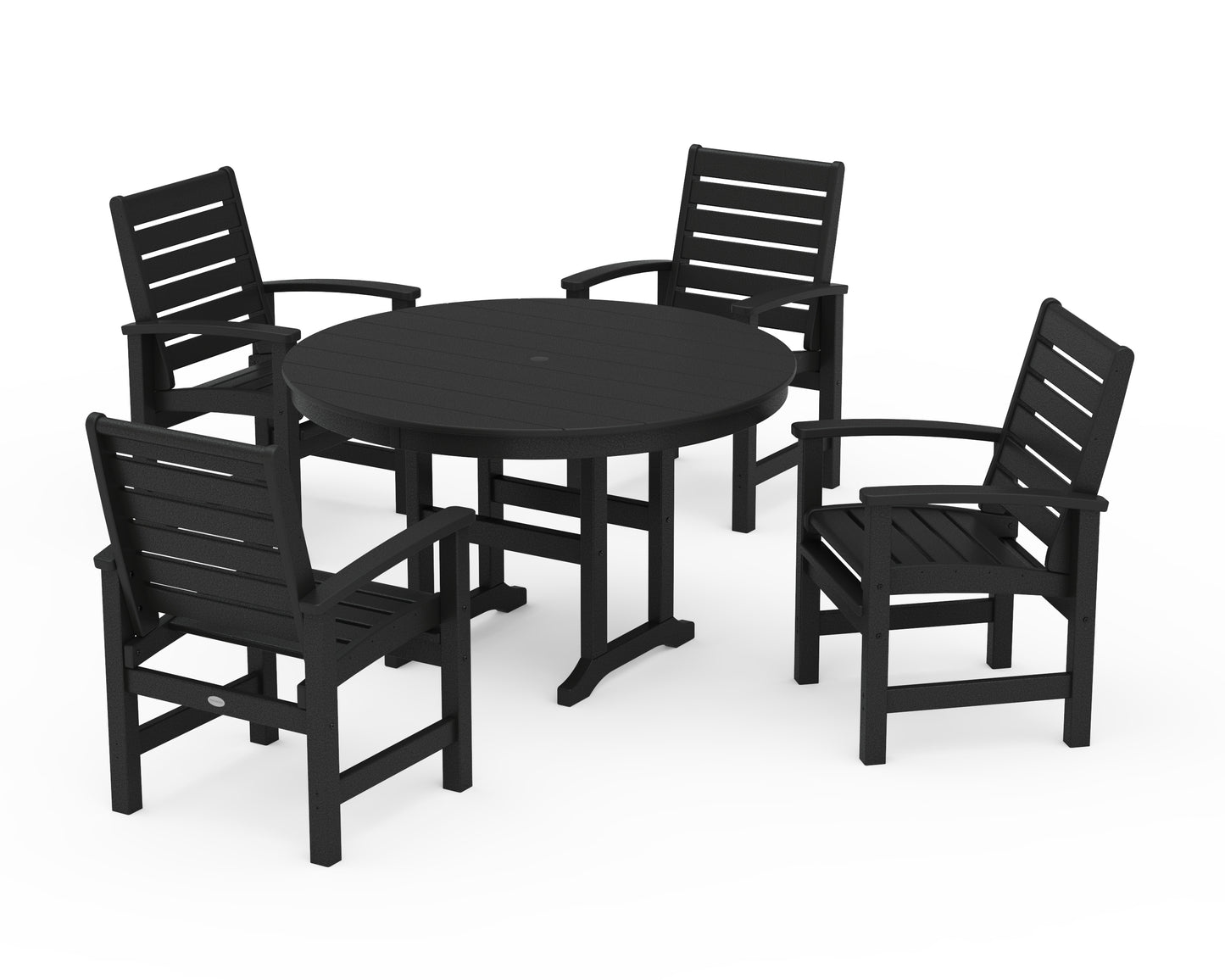 Signature 5-Piece Round Farmhouse Dining Set
