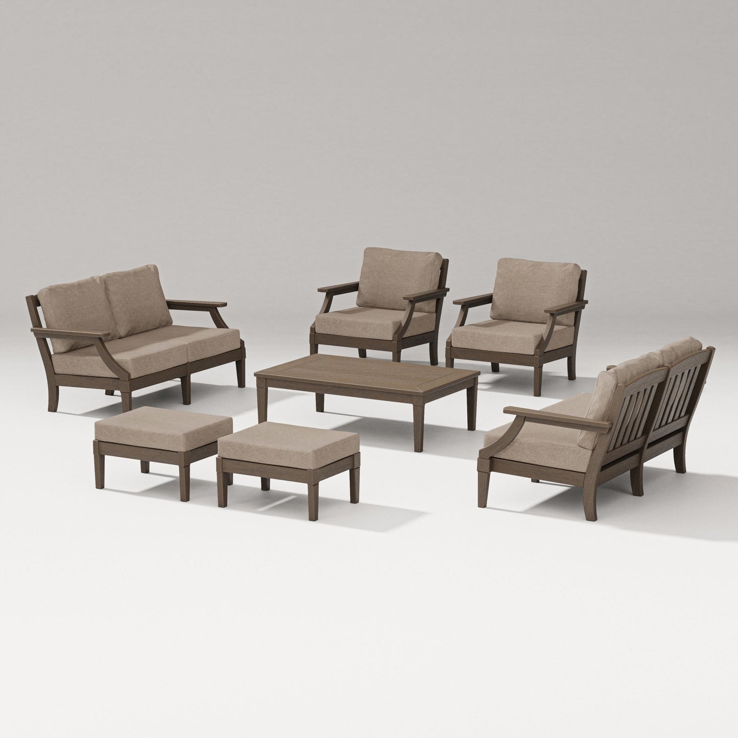 Estate 7-Piece Lounge Loveseat Set