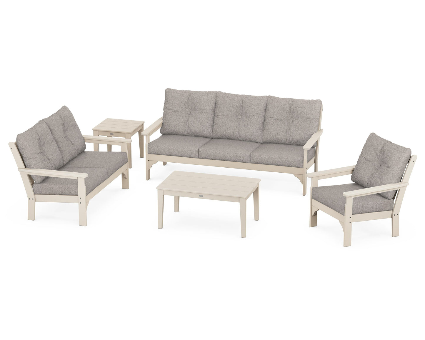 Vineyard 5 Piece Deep Seating Set