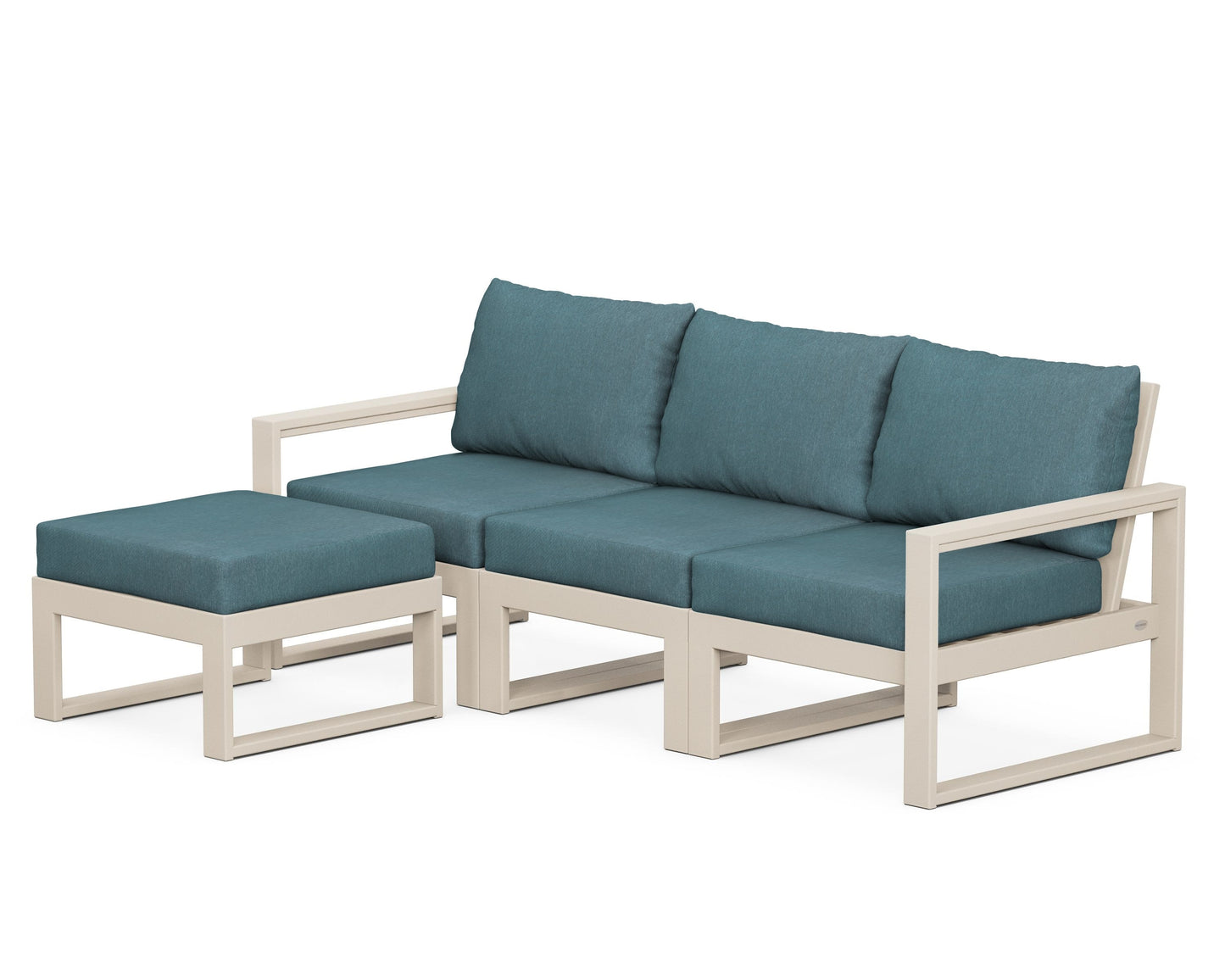 EDGE 4-Piece Modular Deep Seating Set with Ottoman