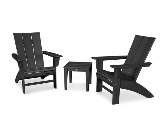 Modern 3-Piece Curveback  Adirondack Set