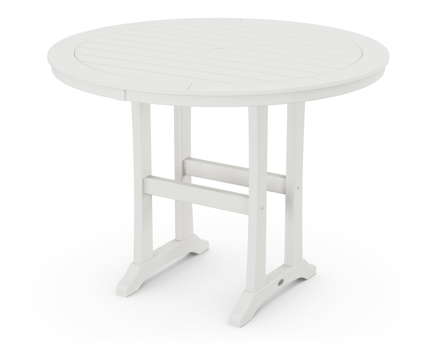 Nautical Trestle 48" Round Counter Table