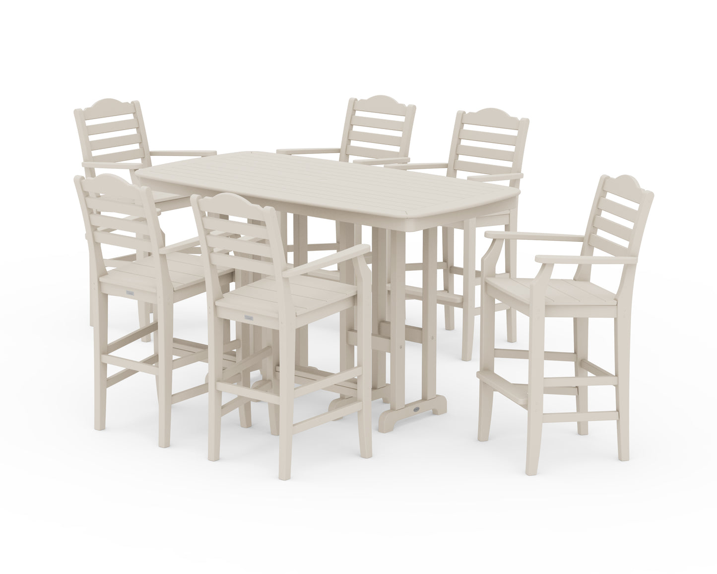 Savannah Arm Chair 7-Piece Bar Set