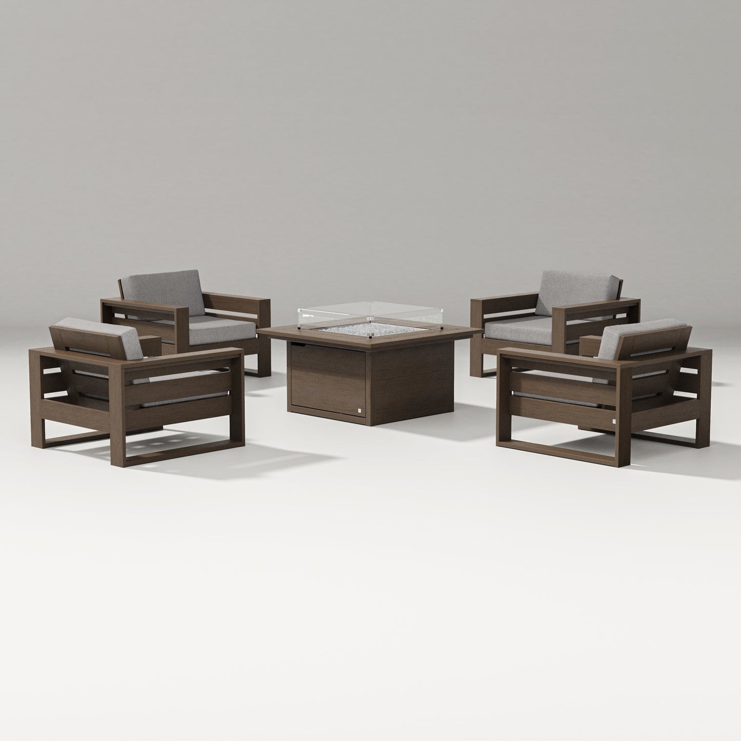 Latitude 5-Piece Lounge Fire Table Set