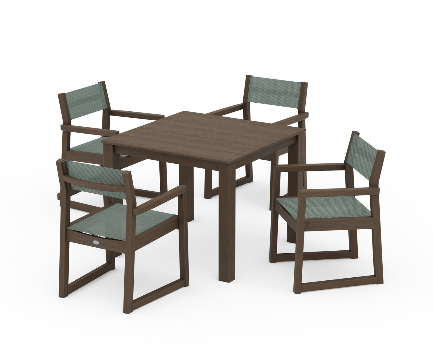 EDGE Sling Arm Chair 5-Piece Parsons Dining Set