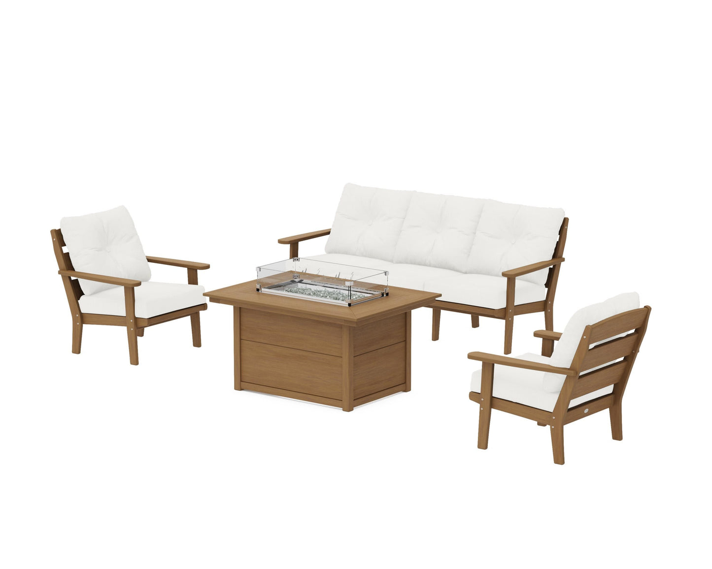 Lakeside Deep Seating Fire Pit Table Set