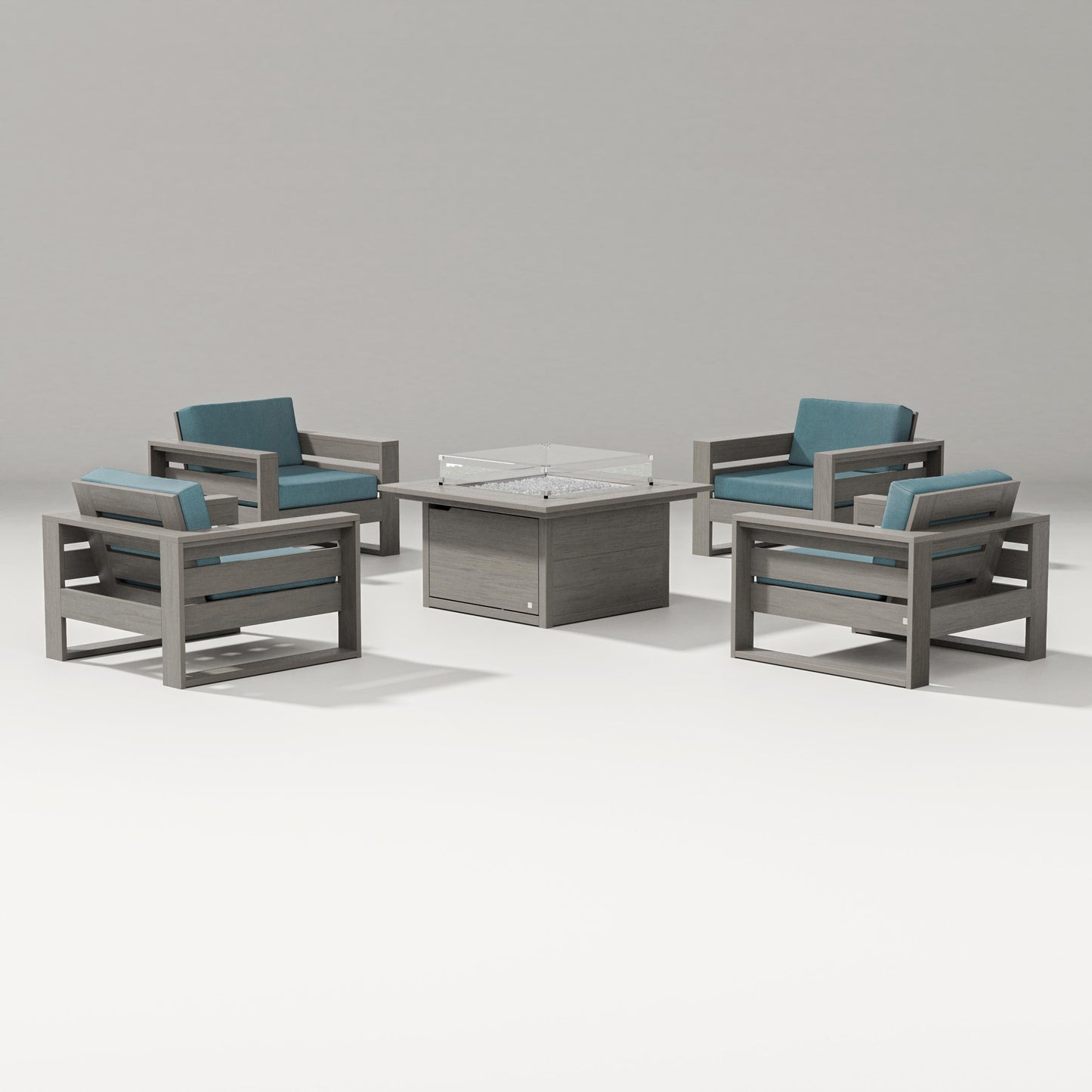 Latitude 5-Piece Lounge Fire Table Set