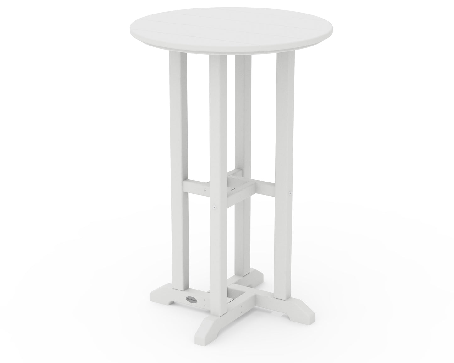 24" Round Farmhouse Counter Bistro Table