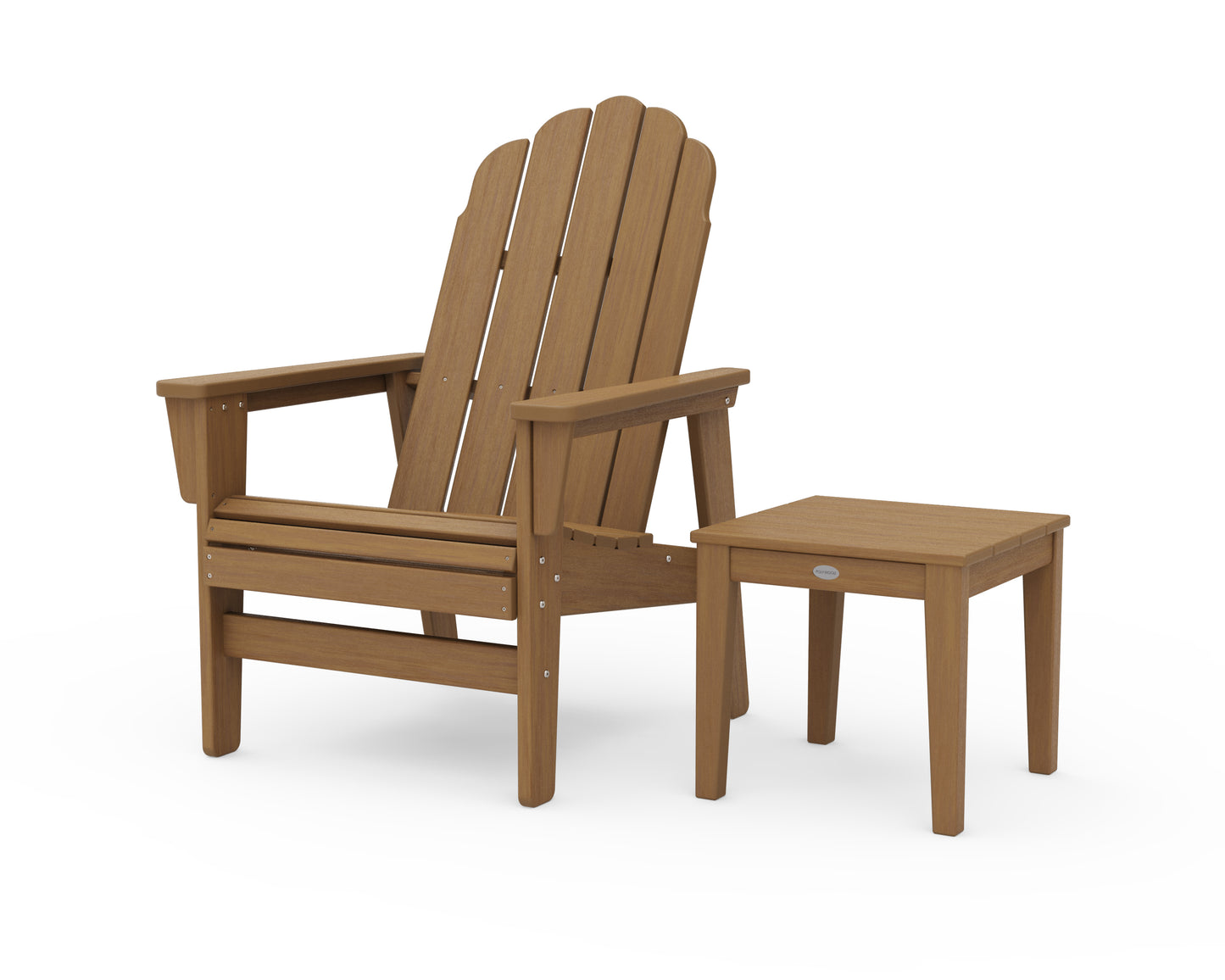 Vineyard Grand Upright Adirondack Chair with Side Table