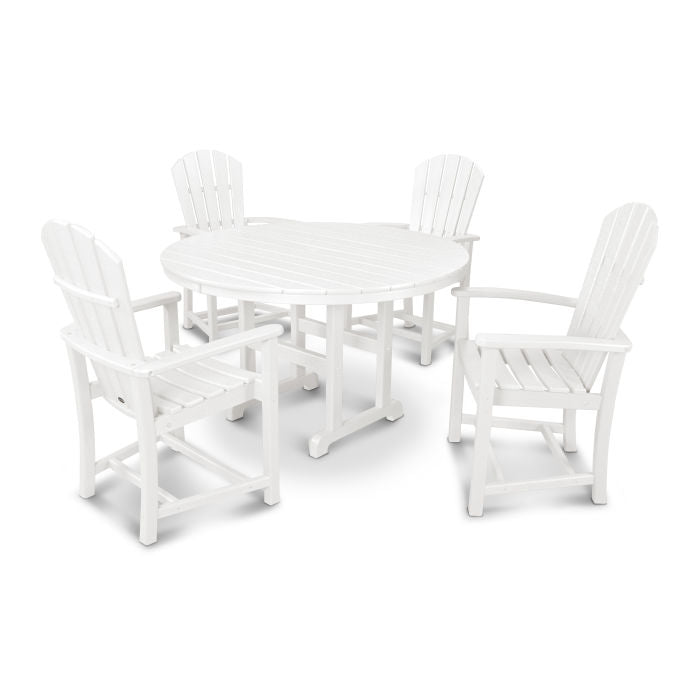 Palm Coast 5-Piece Round Farmhouse Dining Set