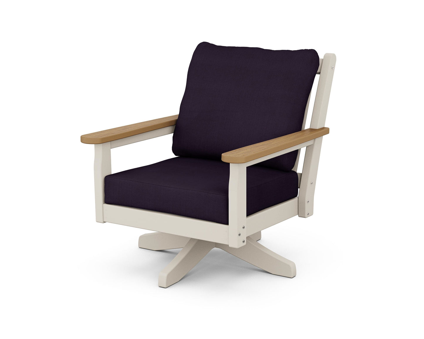 Chippendale Deep Seating Swivel Chair